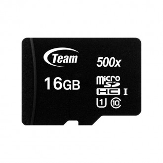 Карта памяти MicroSDHC 16GB UHS-I Class 10 Team Black (TUSDH16GCL10U02). Івано-Франківськ. фото 1 Карта памяти MicroSDHC 16GB UHS-I Class 10 Team Black (TUSDH16GCL10U02). Івано-Франківськ. фото 1