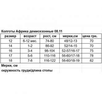Хлопковые колготки украинского производства оптом и в розницу.
Колготки Африка . . фото 3