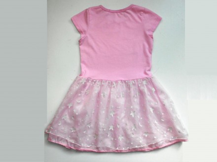 Розовое детское платье с принтом  LOL Friends Xuan 
Возраст:  6 – 7 лет. . . фото 7