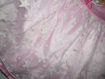 Розовое детское платье с принтом  LOL Friends Xuan 
Возраст:  6 – 7 лет. . . фото 8