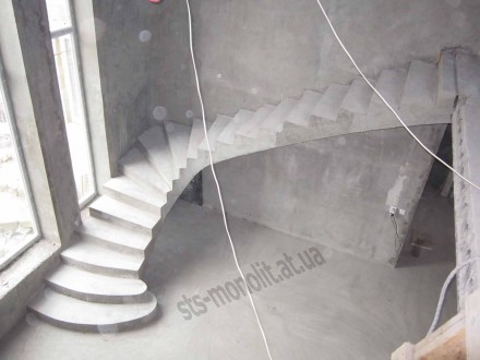 Лестницы железобетонные монолитные – любой формы и сложности.

Фото выпо. . фото 6