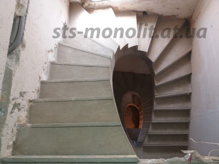 Лестницы железобетонные монолитные – любой формы и сложности.

Фото выпо. . фото 8