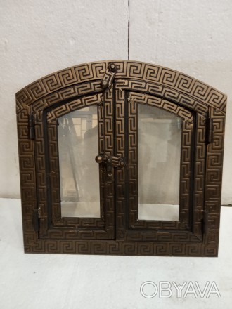 Двери изготовлены из стали с элементами ковки в греческом стиле .
Комплектация-ж. . фото 1