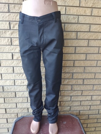Джинсы, брюки мужские зимние больших размеров на высокий рост на флисе BLACK FOR. . фото 4
