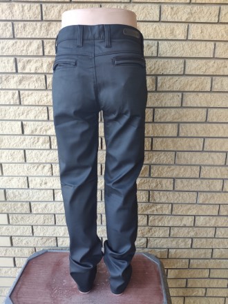 Джинсы, брюки мужские зимние больших размеров на высокий рост на флисе BLACK FOR. . фото 10