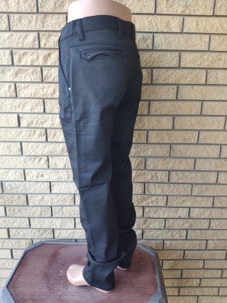 Джинсы, брюки мужские зимние больших размеров на высокий рост на флисе BLACK FOR. . фото 5