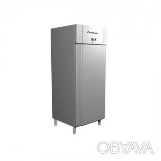 Холодильный шкаф Carboma F560 INOX с металлическими дверьми - надежный в эксплуа. . фото 1