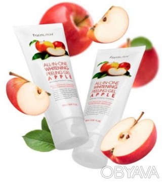 Пилнг All-In-One Whitening Peeling Gel Cream Apple от южнокорейского бренда Farm. . фото 1
