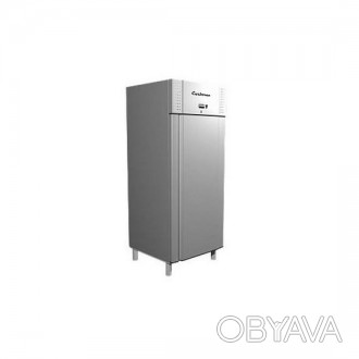 Холодильный шкаф Carboma RF700 INOX с металлическими дверьми - надежный в эксплу. . фото 1