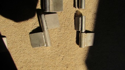 петлі на металічні ворота або двері
виготовлені з прутка нержавіючої сталі Ф20 . . фото 9
