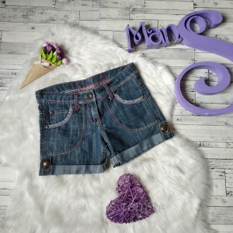 Джинсовые шорты Denim Co на девочку на рост 128 см. Кривой Рог. фото 1 Джинсовые шорты Denim Co на девочку на рост 128 см. Кривой Рог. фото 1