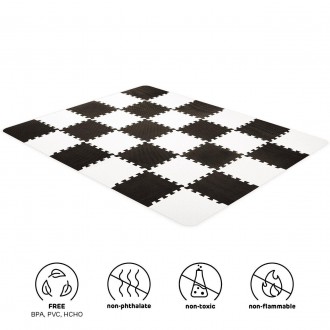 Коврик-пазл Kinderkraft Luno Black, 30 элементов (KKMLUNOBLK0000). Киев. фото 1 Коврик-пазл Kinderkraft Luno Black, 30 элементов (KKMLUNOBLK0000). Киев. фото 1