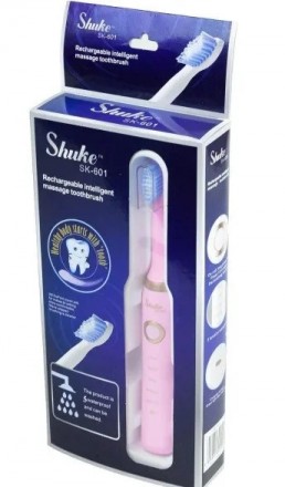 
Электрическая зубная щётка Shuke с 4 насадками SK-601
Аккумуляторная массажная . . фото 3