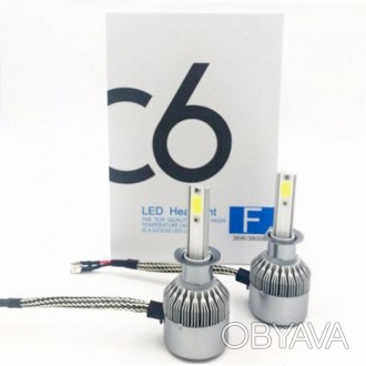 
Автомобильная LED лампа C6-H7
Светодиодные лампы Led C6 H7 (ближний/дальний)
Мо. . фото 1