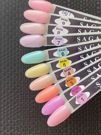 Цветная база для ногтей в ассортименте 10 цветов
 Базовое покрытие можно использ. . фото 5