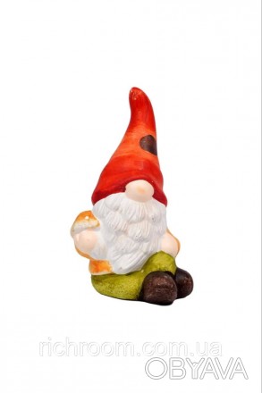 Новогодняя статуэтка "Гном" от нидерландской компании Christmas gifts. 
 Размеры. . фото 1