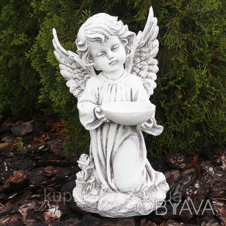 Статуэтка ангел с пиалой – ручная работа от компании Гранд-Презент. Материал изг. . фото 1