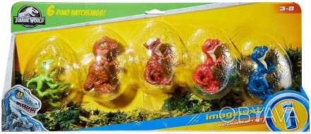 
	Динозавры-малыши Fisher-Price Imaginext Jurassic World Hatchlings.
	Дети могут. . фото 1