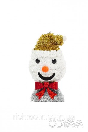 Новогодняя декоративная фигурка-подвеска Снеговик от нидерландского бренда Chris. . фото 1
