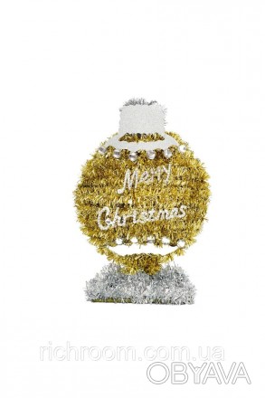 Новогодняя декоративная фигурка-подвеска Елочный шар от нидерландского бренда Ch. . фото 1