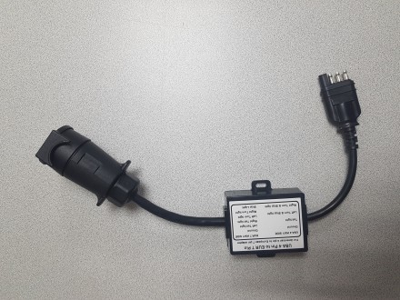 Электро преобразователь для того чтобы поменять 4-контактный штекер USA на 7-pin. . фото 4