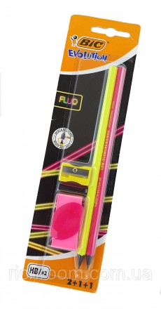 F1-01136, Канцелярский набор BIC Evolution (2 простых карандаша, ластик, точилка. Івано-Франківськ. фото 1 F1-01136, Канцелярский набор BIC Evolution (2 простых карандаша, ластик, точилка. Івано-Франківськ. фото 1