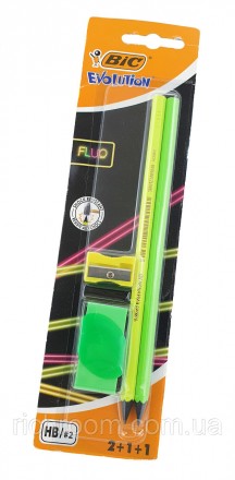 F1-01137, Канцелярский набор BIC Evolution (2 простых карандаша, ластик, точилка. Івано-Франківськ. фото 1 F1-01137, Канцелярский набор BIC Evolution (2 простых карандаша, ластик, точилка. Івано-Франківськ. фото 1