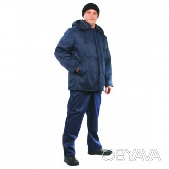 Рабочие брюки утеплённые, элемент зимней спецодежды, предназначены для защиты от. . фото 1