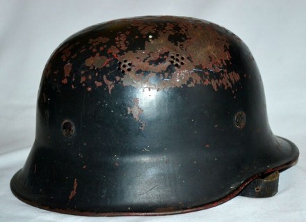 Стальной шлем пожарника M34.
В тяжелом металле
Размер 57
Без реставрации.. . фото 5