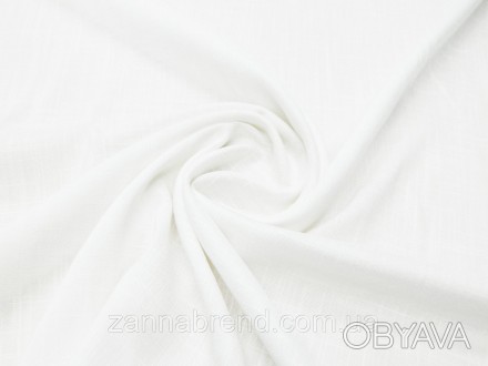  Ткань подкладочный лён молочного цвета - один из самых известных натуральных ма. . фото 1
