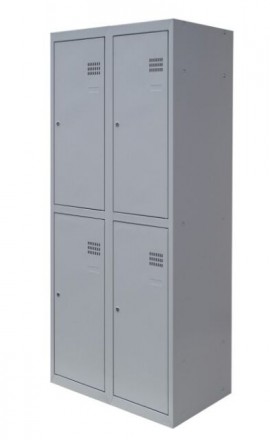 Шкаф для раздевалок металлический ШОМ 4/60 (1800х600х500) 
Модель	ШОМ 4/60 (
Т. . фото 2
