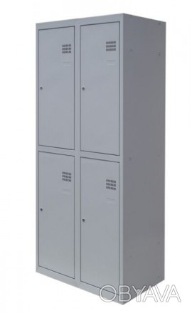 Шкаф для раздевалок металлический ШОМ 4/60 (1800х600х500) 
Модель	ШОМ 4/60 (
Т. . фото 1