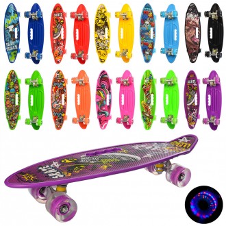 Скейт (пенни борд) Penny board (колеса светятся) арт. 0461-2
Современные детские. . фото 3