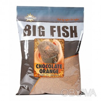 
Прикормка Dynamite Baits Big Fish Chocolate Orange. Проверенный вкус, идеально . . фото 1