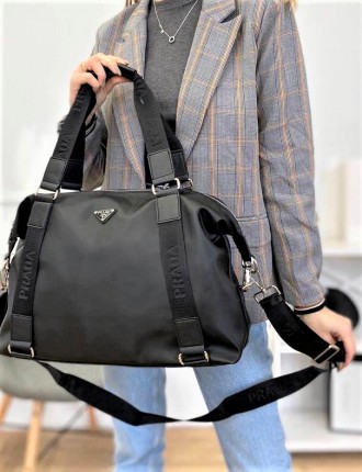 Спортивная сумка Prada Black. Харків. фото 1 Спортивная сумка Prada Black. Харків. фото 1