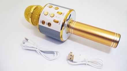 Караоке Wester WS-858 Беспроводной стерео микрофон с динамиком и Bluetooth
Кара. . фото 6