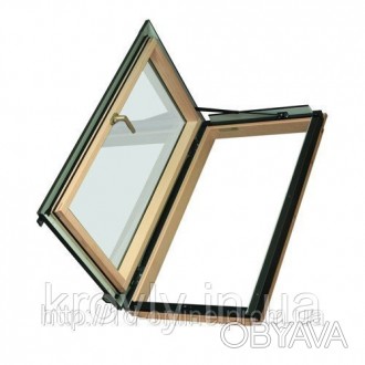 
Распашное мансардное окно-выход FAKRO FWL U3 предназначено для выхода на крышу,. . фото 1