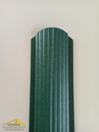 Евроштакетник — матовый зелёного цвета Ral 6005

Штакетник для забора вы. . фото 5