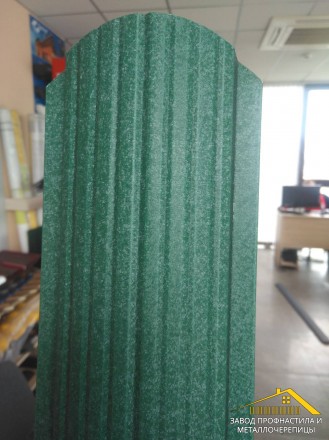 Евроштакетник — матовый зелёного цвета Ral 6005

Штакетник для забора вы. . фото 2