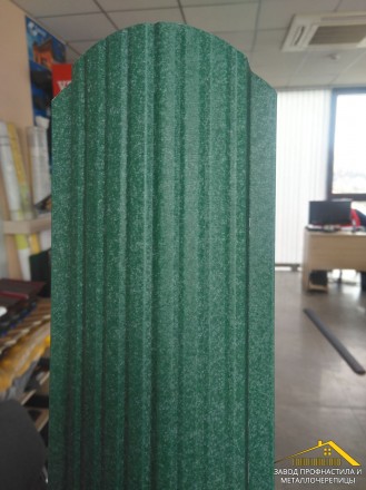 Евроштакетник — матовый зелёного цвета Ral 6005

Штакетник для забора вы. . фото 3