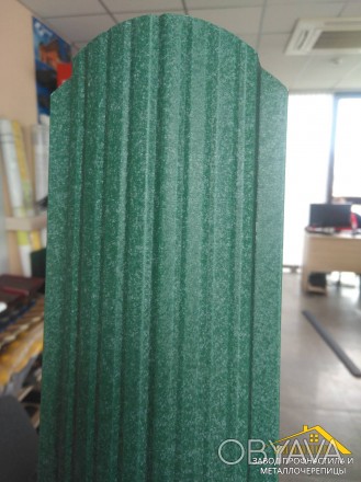Евроштакетник — матовый зелёного цвета Ral 6005

Штакетник для забора вы. . фото 1