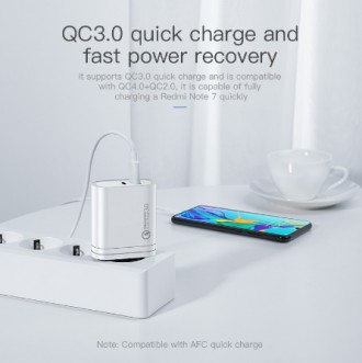 
Быстрая зарядка Quick Charge 3,0, 48 Вт USB/PD
Быстрая зарядка от Quick Charge . . фото 9