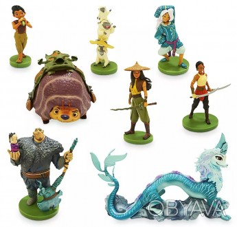 Игровой набор фигурок Рая и последний дракон Disney.
Размер игрушек - до 12 см
. . фото 1