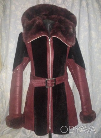 Женская искусственная дубленка, теплая зимняя куртка Slata. Пр-во Украина. Новая. . фото 1