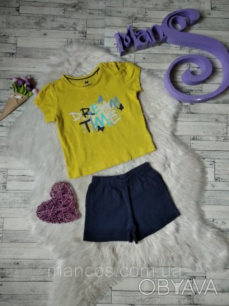 Комплект футболка и шорты Lupilu на девочку
в идеальном состоянии
Размер на 1,5-. . фото 1