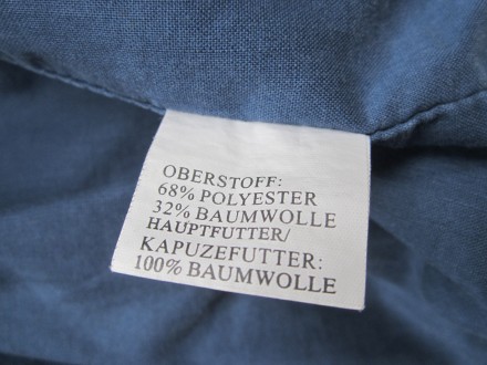 Куртка  ветровка  р.122, на 7-9 лет, Германия.
Цвет - синий , отделочная ткань . . фото 7