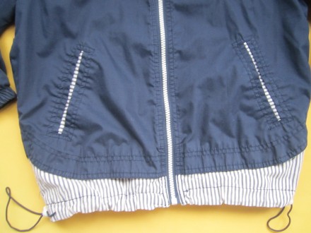 Куртка  ветровка  р.122, на 7-9 лет, Германия.
Цвет - синий , отделочная ткань . . фото 5
