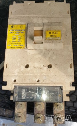 Выключатель автоматический ВА55-41 на номинальный ток 1000А применяется в цепях . . фото 1