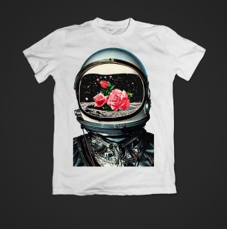 Футболка женская с принтом Spaceman. Киев. фото 1 Футболка женская с принтом Spaceman. Киев. фото 1