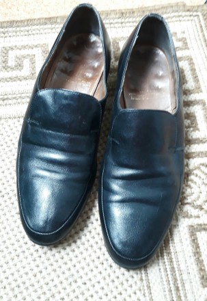 Продам мужские черные классические туфли/лоферы известного бренда TopMan в отлич. . фото 3